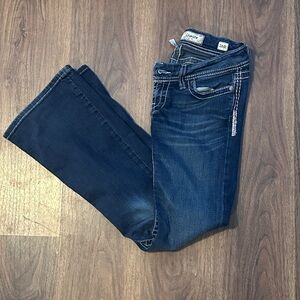 BKE Dark Blue Flare Jeans
